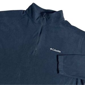 Columbia Sportswear Men's Black 1/4 Zip Micro-Fleece Sz XXL‎